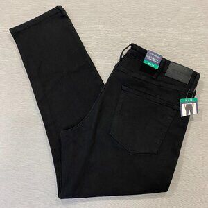 Lucky Brand 410 Jeans Mens 38 x 32 Black Denim Pants Straight Leg